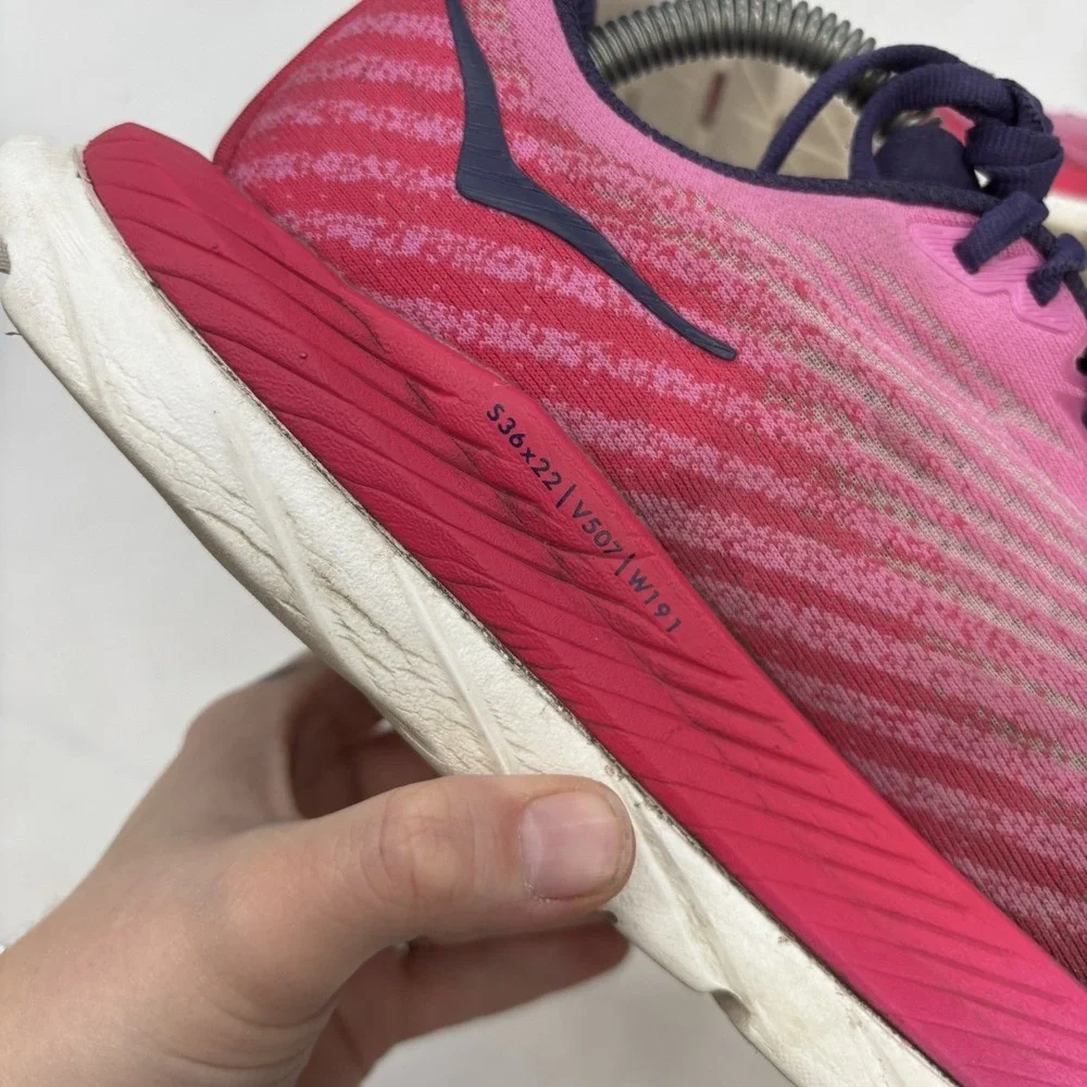 Hoka Mach 5 Shoes Womens 8.5 Castlerock Sneakers Comfort Running 1127894 BC STL